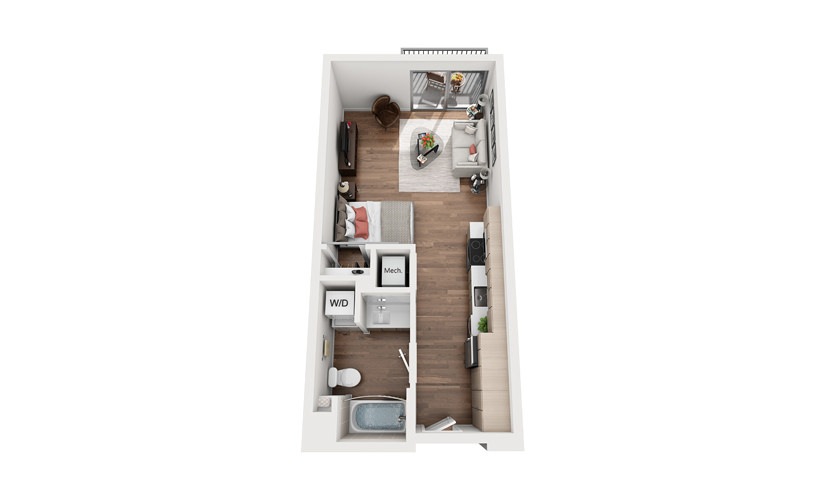S1a Studio Floor Plan